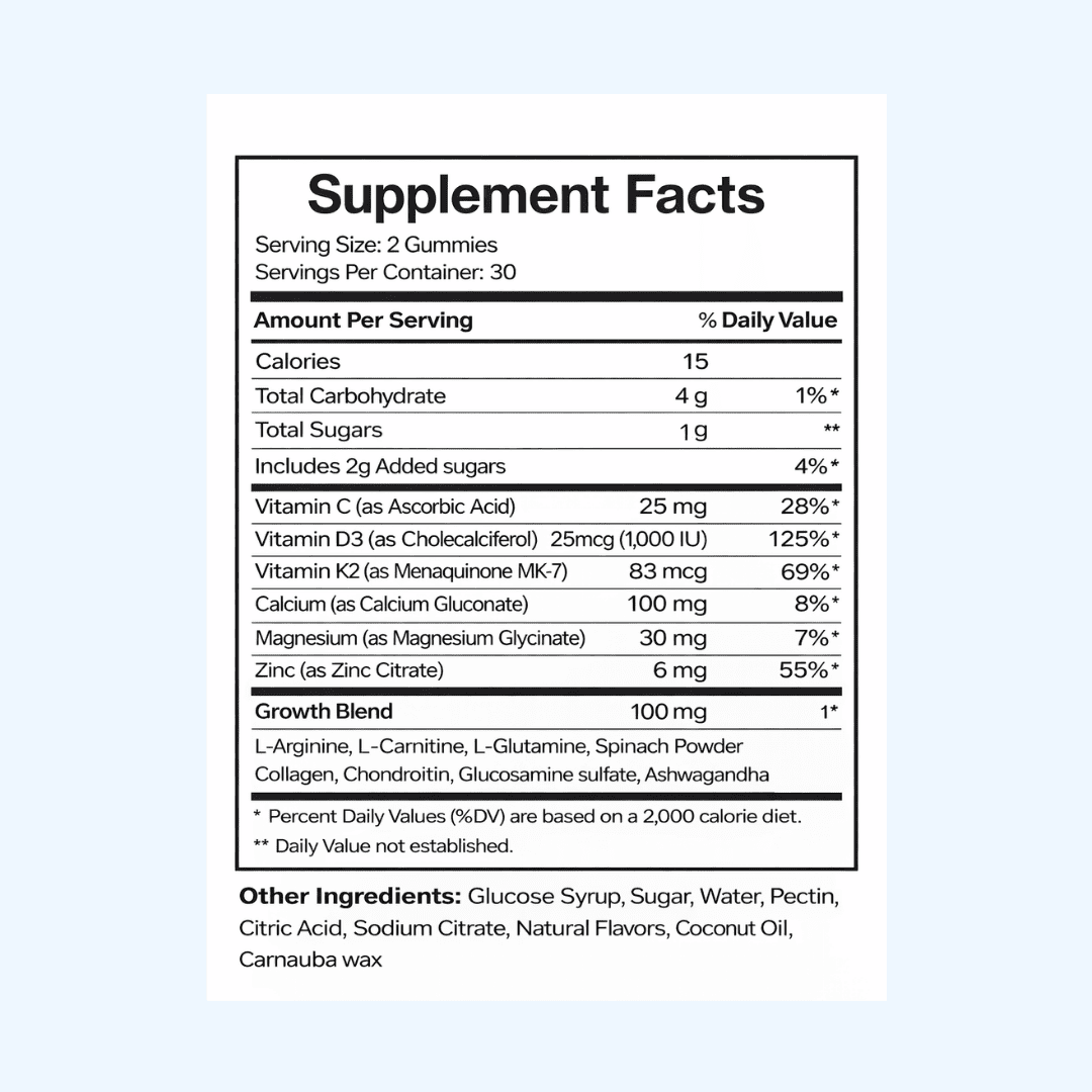 Growy™ | Heightener Gummies - Growy