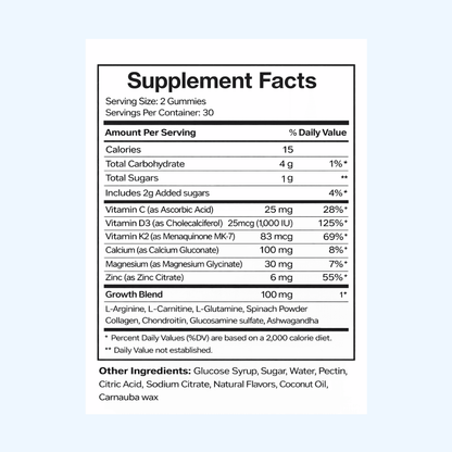 Growy™ | Heightener Gummies - Growy